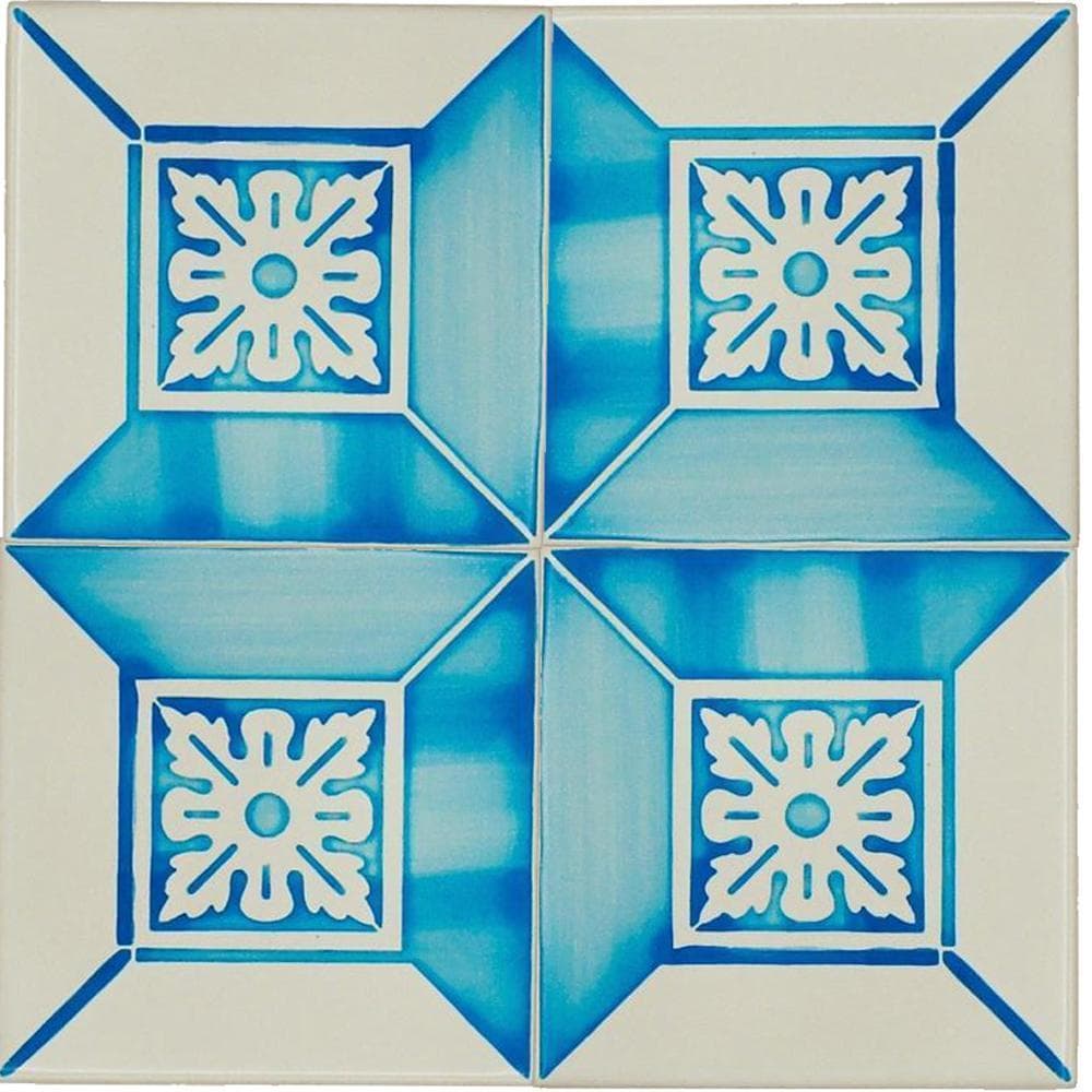 Azulejo Padrao I Azulejo portugais artisanal Azulejo Padrão 11x11cm