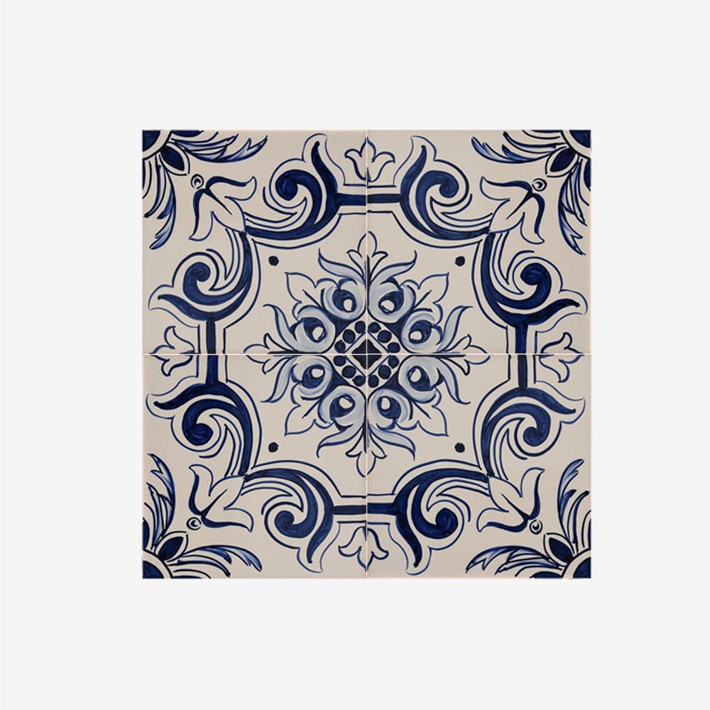 Bol en céramique aux motifs azulejos version 2 Bol "Brasão" - 13cm