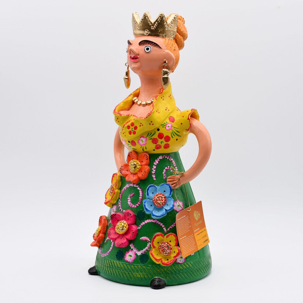 Boneca Minhota I Statuette en terre I Art naïf portugais Boneca Minhota 40cm - Prazeres Côta