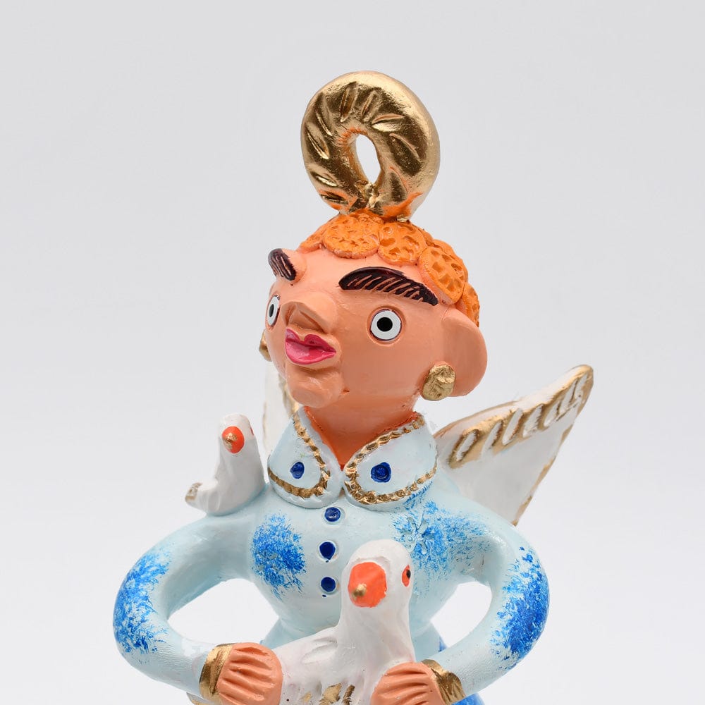 Figurine Saint François terre cuite I Julia Cota I Artiste portugaise Anjo 25cm - Prazeres Côta