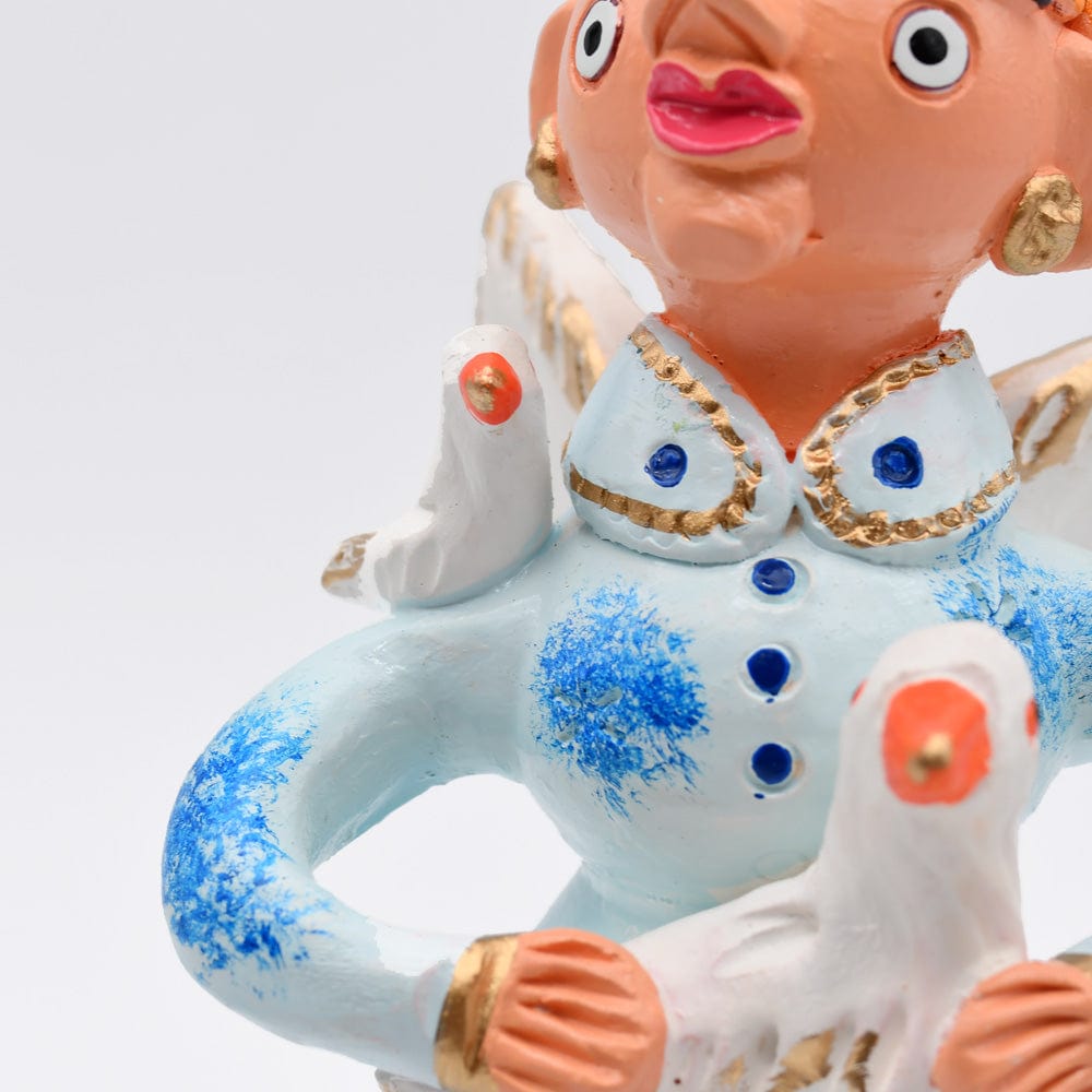 Figurine Saint François terre cuite I Julia Cota I Artiste portugaise Anjo 25cm - Prazeres Côta