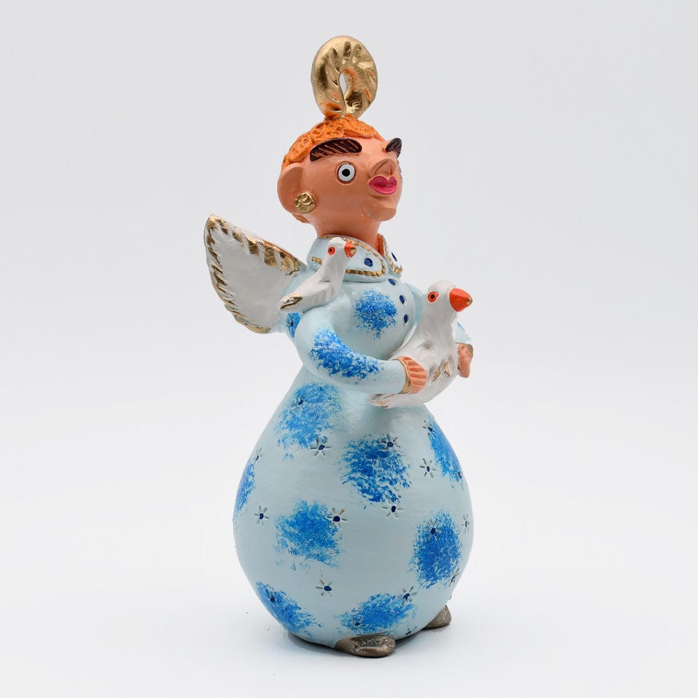 Figurine Saint François terre cuite I Julia Cota I Artiste portugaise Anjo 25cm - Prazeres Côta