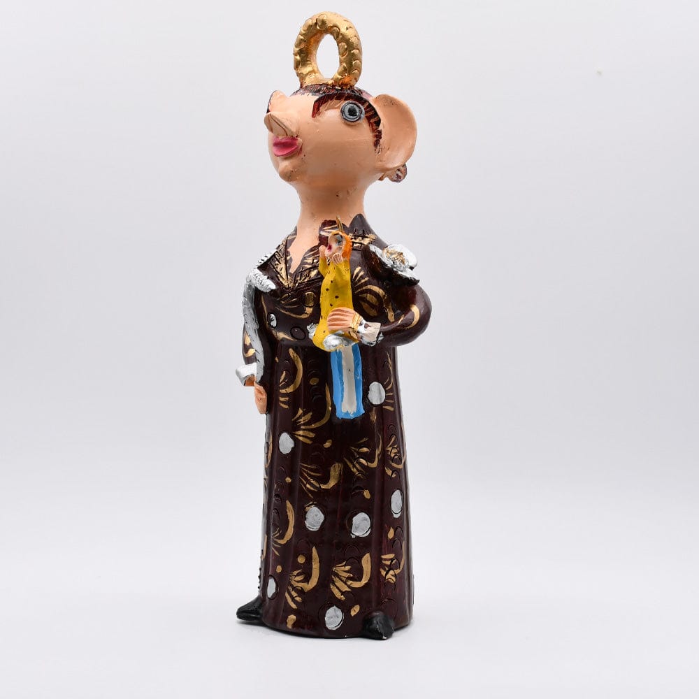 Figurine Saint François terre cuite I Julia Cota I Artiste portugaise São Francisco 50cm - Jùlia Côta