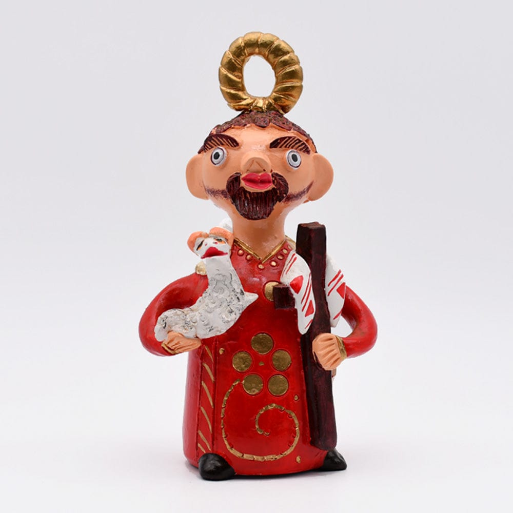 Figurine Saint François terre cuite I Julia Cota I Artiste portugaise São João 20cm - Prazeres Côta