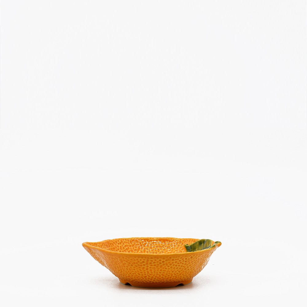 Bol en forme d'orange I Vaisselle artisanale du Portugal Bol en céramique "Laranja" - 18cm