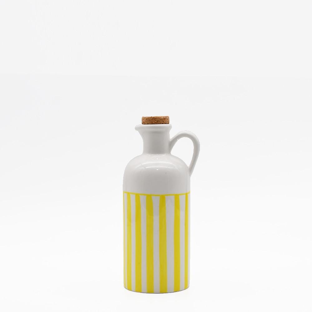 Carafe avec bouchon en liège I Vente en ligne Carafe à bouchon "Costa Nova Mar" 18cm - Jaune 18cm