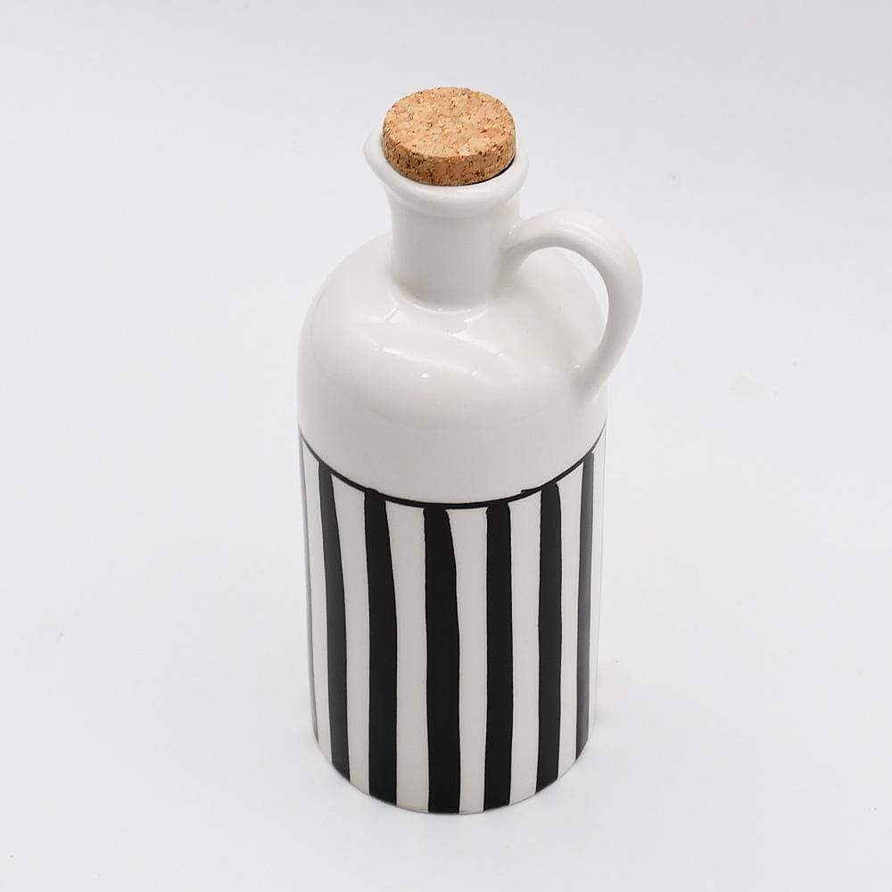 Carafe avec bouchon en liège I Vente en ligne Carafe à bouchon "Costa Nova Mar" 18cm - Noire 18cm