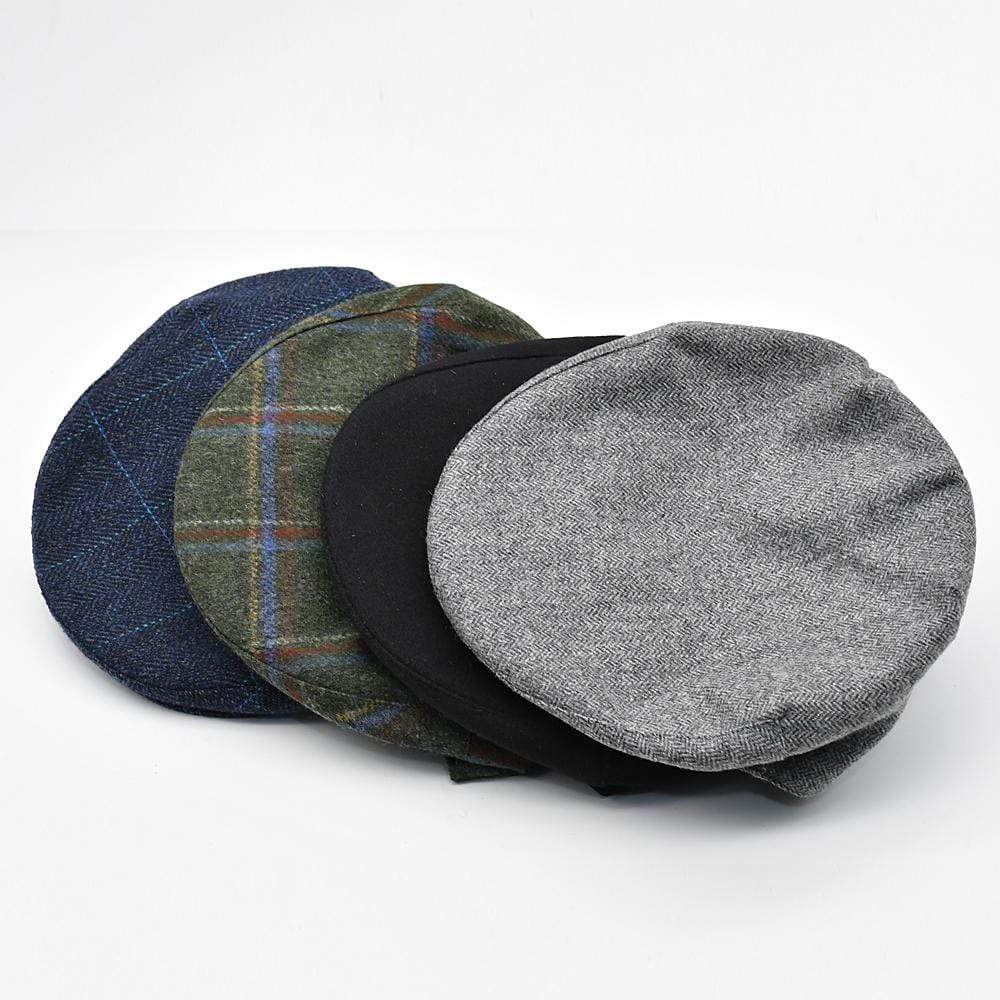 Casquette portugaise en tartan - Vert