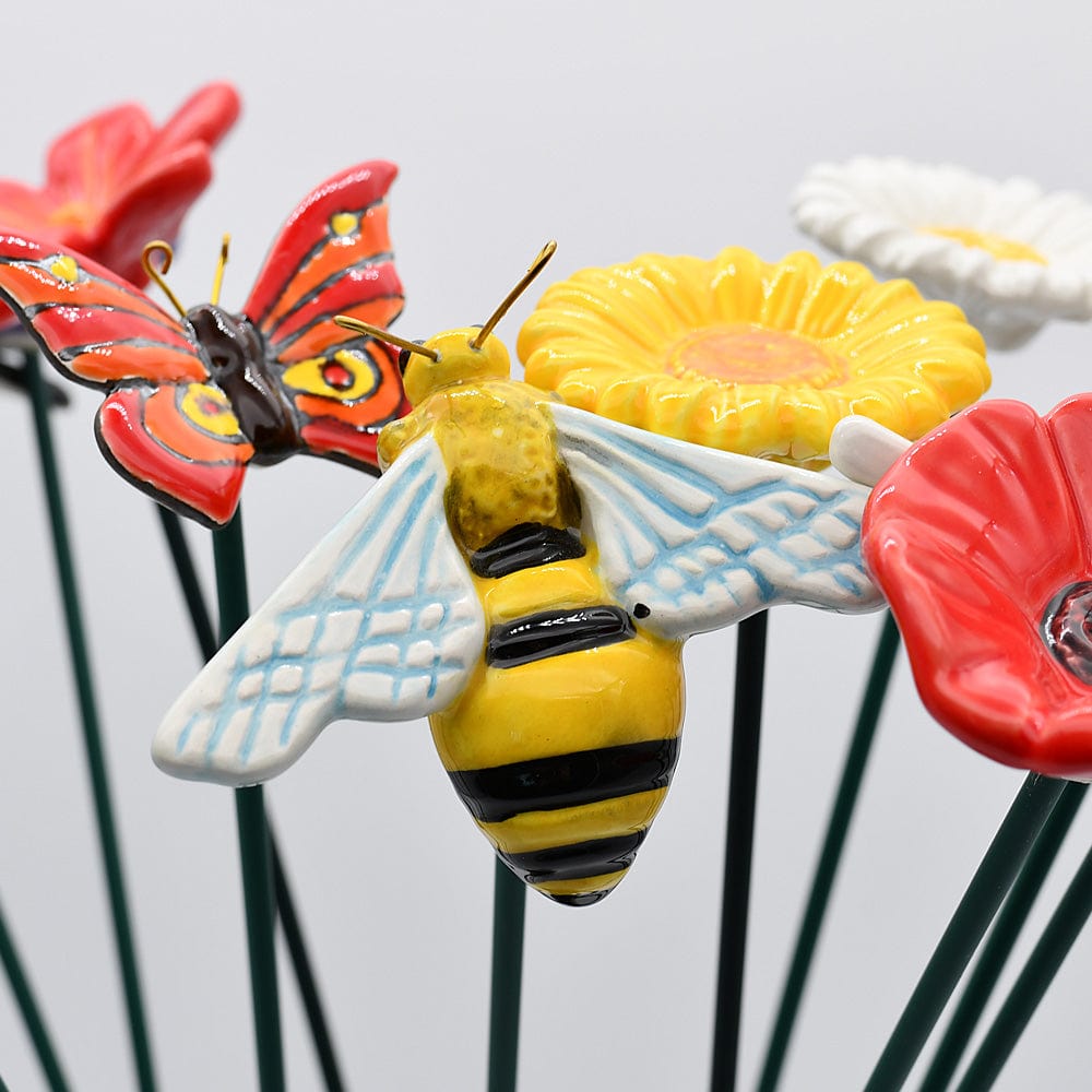 Coupe en céramique en forme de coquillage Fleurs en céramique