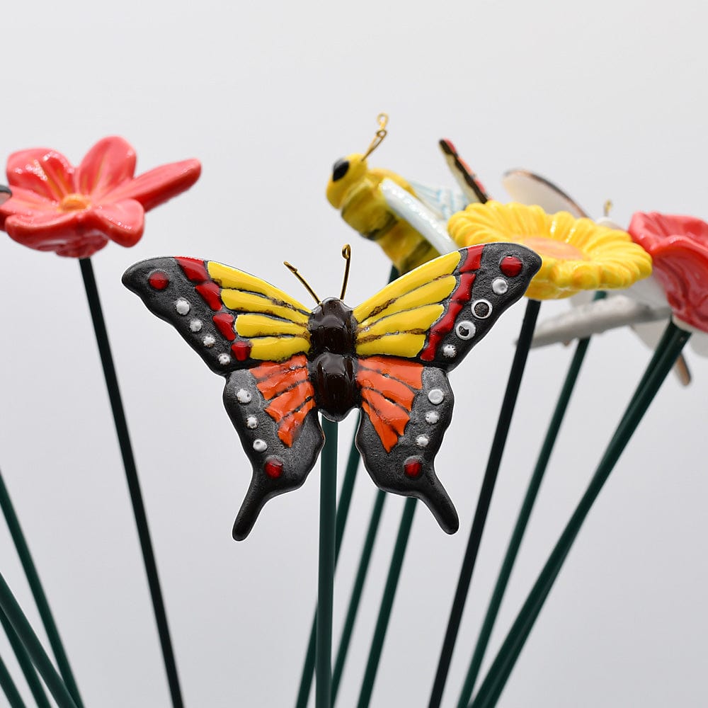 Coupe en céramique en forme de coquillage Fleurs en céramique