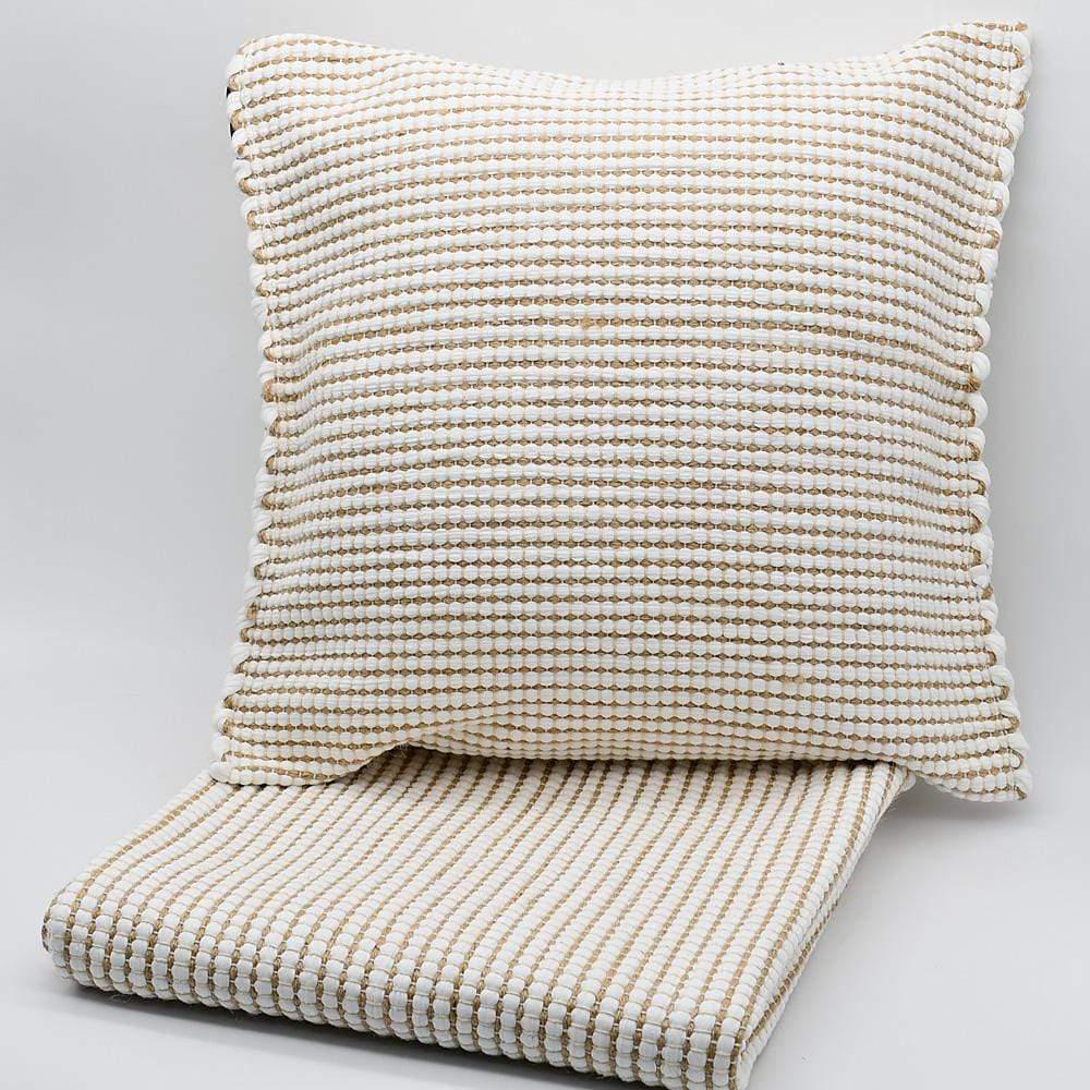 Housse de coussin beige I Textile portugais Housse de coussin en coton - Beige