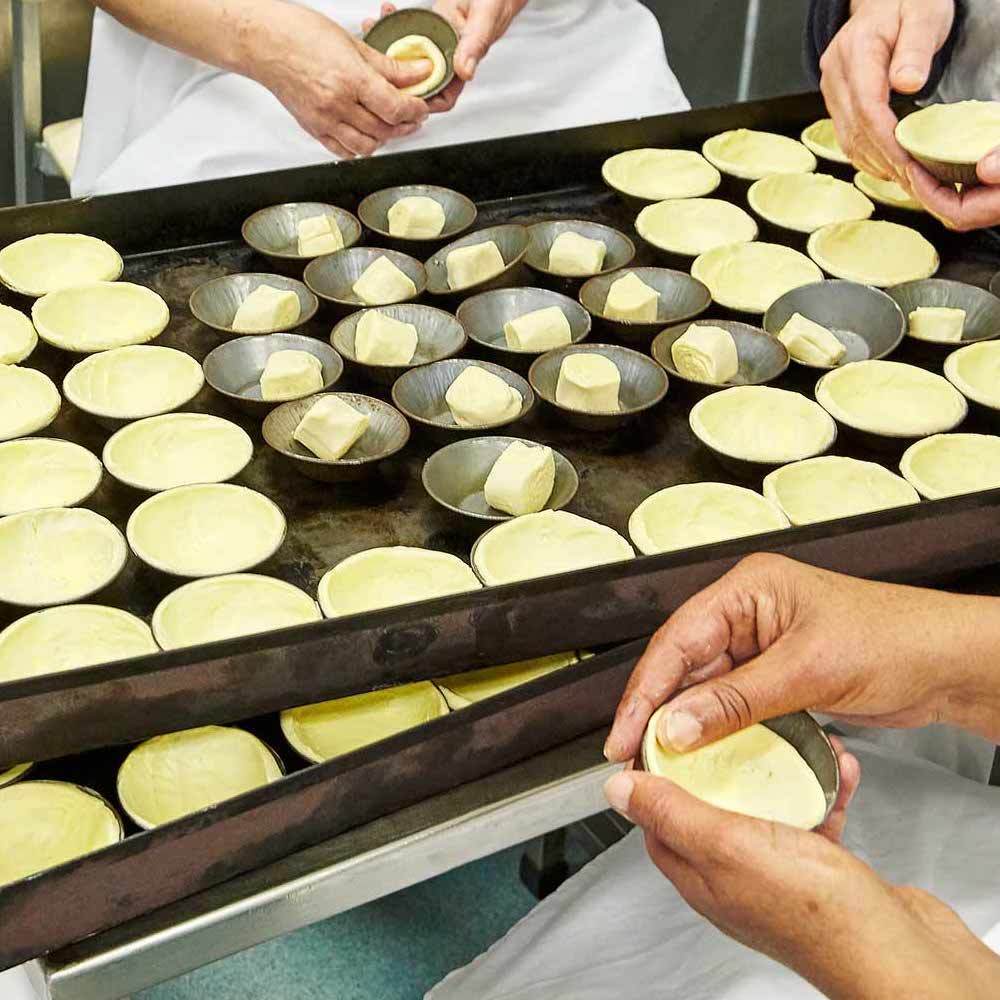 Moules à Pastel de Nata en inox I En direct du Portugal Moule à Pasteis de Nata en inox - 5 pièces