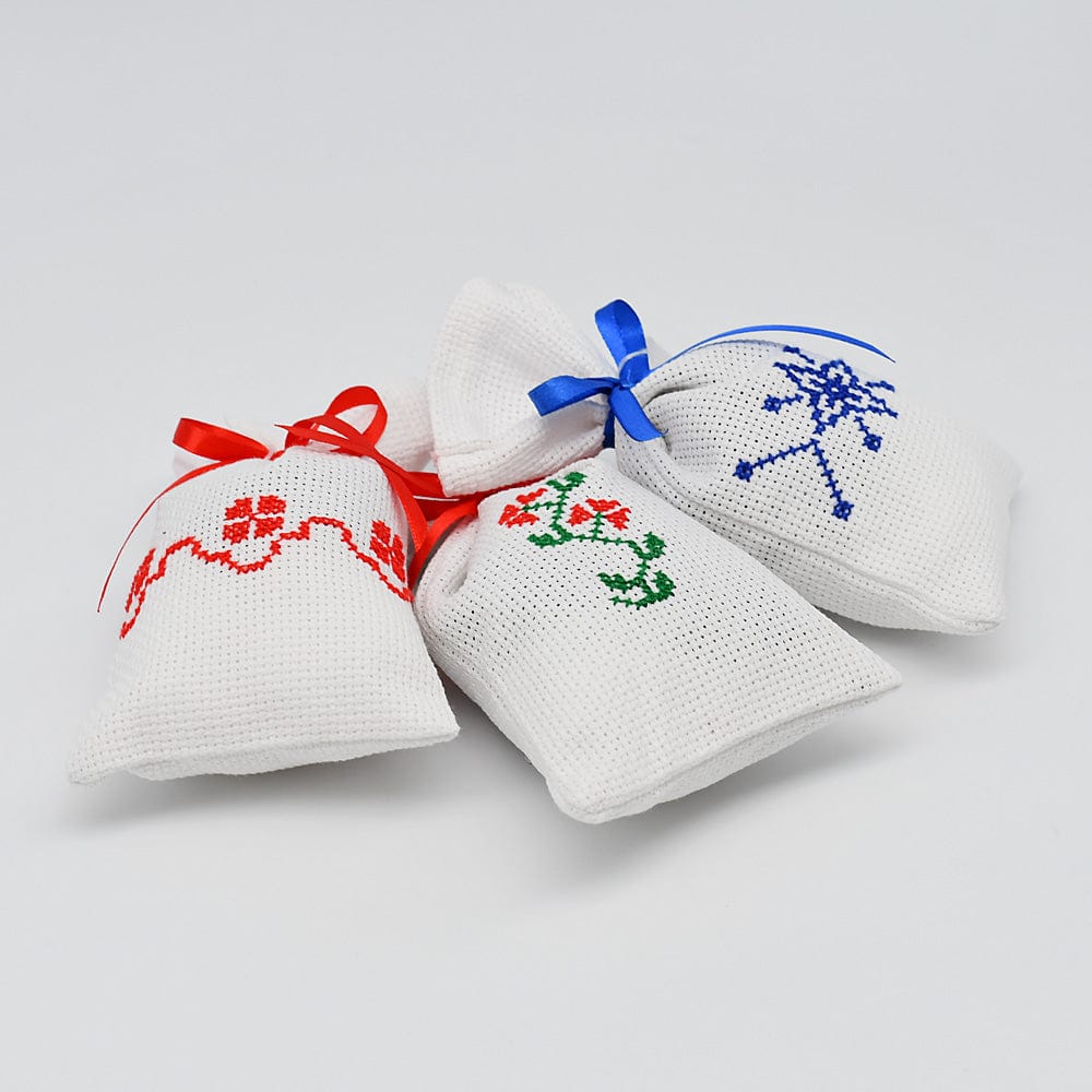 Sachet de lavande du Portugal brodé Azulejos Sachet de lavande en coton brodé